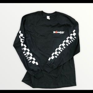 Skateboard Checkered Long Sleeve Tee Shirt UniSex